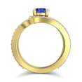 thumbnail image 4 of 2.50 Carat Round Shape Blue Sapphire & Pink Sapphire Gemstone Charming Ring for Wedding and Engagement Solid 14K Yellow Gold Size 10.5 by Diamond-Capitals, 4 of 8
