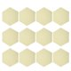 thumbnail image 1 of Paneles insonorizados NikouMX 12 piezas Tablero de absorción de sonido Paneles acústicos hexagonales, 1 of 8