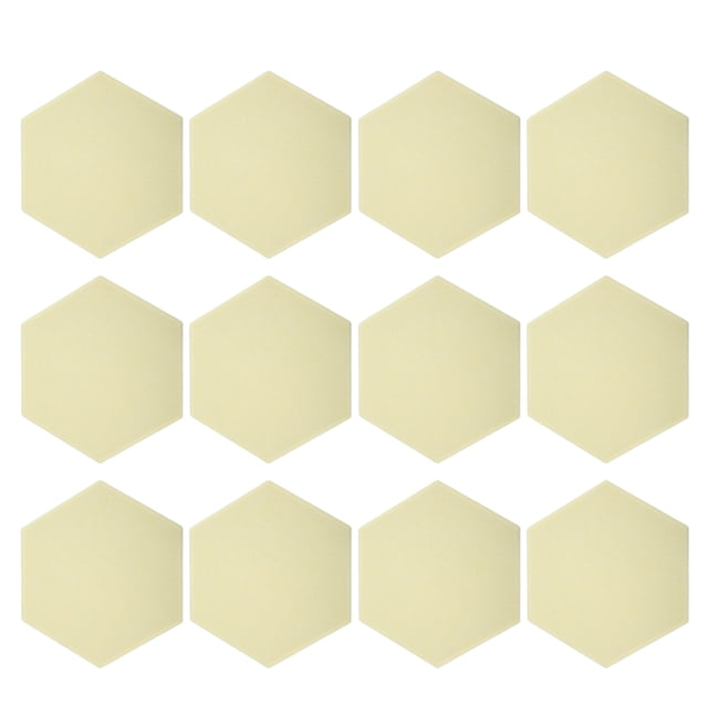Sound Absorption Board, Adhesive Mounting Polyester Fiber Soundproof Panels 15cm 12Pcs For Recording Studios For Dark Red,Dark Gray,Green,Light Yellow,Pink,Yellow,Silver