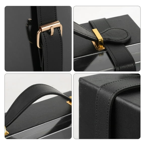 LEXSOMEO Acrylic Gift Box Handle Gift Box Wedding Presents Packaging Box Holiday Gifts Box