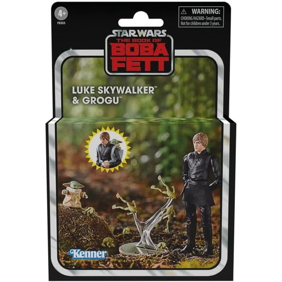 Star Wars: The Book of Boba Fett Vintage Collection Luke Skywalker & Grogu Figures Set
