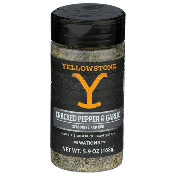 Yellowstone Seasoning Rub Cracked Pepper 5.9 oz (Pack of 6)