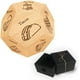 thumbnail image 1 of Dados de decisión de comida, tamiz de decisión de madera con bolsas de terciopelo, diferentes alimentos, dados para citas nocturnas, regalos para él y para ella, dados para decidir la cena., 1 of 8