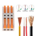 thumbnail image 2 of Conectores de cable con palanca DIANN, 10 piezas, 3 circuitos, 28-12 AWG, 2 of 6