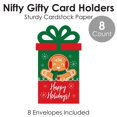 thumbnail image 5 of Big Dot of Happiness Gingerbread Christmas - Gingerbread Man Holiday Party Money and Gift Card Sleeves - Nifty Gifty Card Holders - 8 Ct, 5 of 8