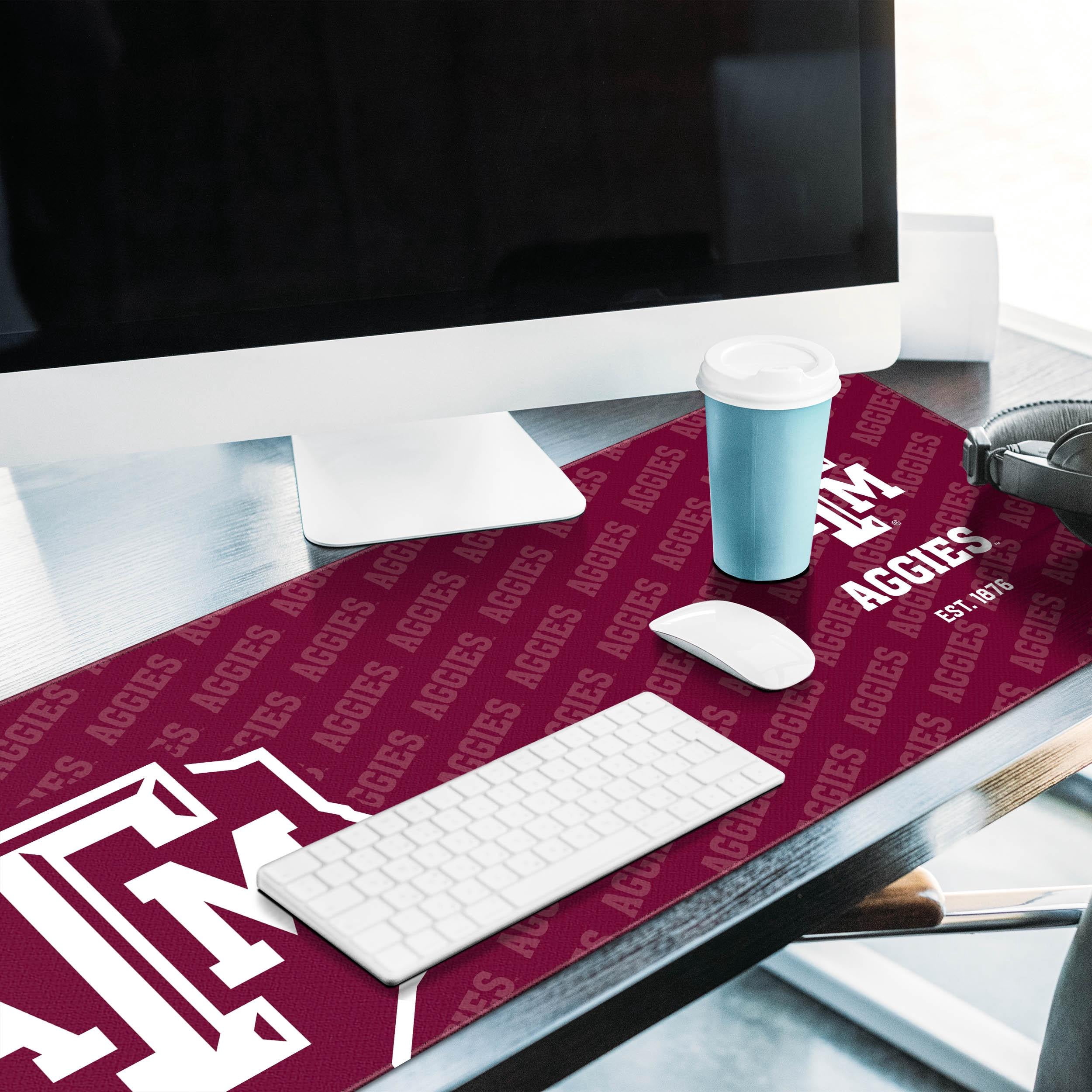 YouTheFan NCAA Texas A&M Aggies Logo Series Desk Pad SMU