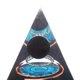 thumbnail image 2 of Orgone Energy Pyramid Decorative Generator For Home Office () Black Blue, 2 of 6