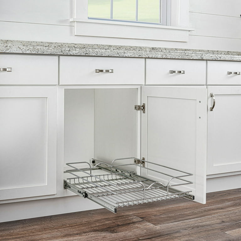 Wire Pull-Out Cabinet Organizers