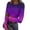 Purple #35, variant on DORKASM Women Halloween Costumes Long Sleeve Ghost Graphic Basic T Shirt Crew Neck Pumpkin Spooky 2026 Pullover Funny Print Fall Winter Fashion Sweatshirt Black XL