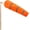 Orange, variant on Salate 30 Inch Windsock - Rip-stop Polyester Wind Direction Measurement Sock Bag with Reflective Belt - For Outdoors Airport Farm & Park - Orange 2.5 Feet