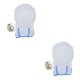 thumbnail image 1 of Vogacara Restraint Gloves Mitts Anti-Slip Fixed Mittens Wrist Wear the Protector Hand Care Disabled Training Grasping Hands around Belt Blanco 2piezas Vogacara CBP494939, 1 of 5