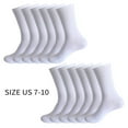 thumbnail image 3 of 6 Pairs Premium Women’s Colorful Soft Breathable Cotton Crew Socks, Non-Binding & Comfort Socks, 3 of 3