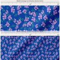 thumbnail image 2 of Soimoi Cotton Voile Fabric Leaves & Flower Printed Craft Fabric by The Yard 56 Inch Wide, 2 of 7