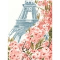 thumbnail image 2 of Warren, Annie 12x14 White Modern Wood Framed Museum Art Print Titled - Paris Cherry Blossoms II, 2 of 4