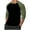Army Green, variant on Hinvhai Men's Henley Shirts Color Block Raglan Long Sleeve Slim-Fit Casual Baseball Tee Shirt Wine XL(XL)