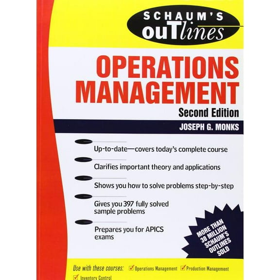Schaum's Outline of Operations Management, (Paperback)