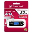 thumbnail image 2 of Transcend 32GB JetFlash 790 USB 3.0 Flash Drive - 32 GB - USB 3.0 - Black, Blue, 2 of 2