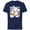 Navy, variant on Disney Mickey Mouse Vintage Classics Thumbs-Up Retro Fade - Short Sleeve Cotton T-Shirt for Adults - Customized-Black