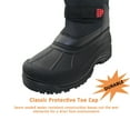 thumbnail image 2 of Tanleewa Men's Winter Boots Waterproof Insulated Snow Boots Anti-Slip Shoe Size 10 Adult Male, 2 of 10
