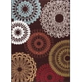thumbnail image 3 of Transitional 9x12 Area Rug (9'3'' x 12'6'') Geometric Brown, Beige Living Room Easy to Clean, 3 of 9