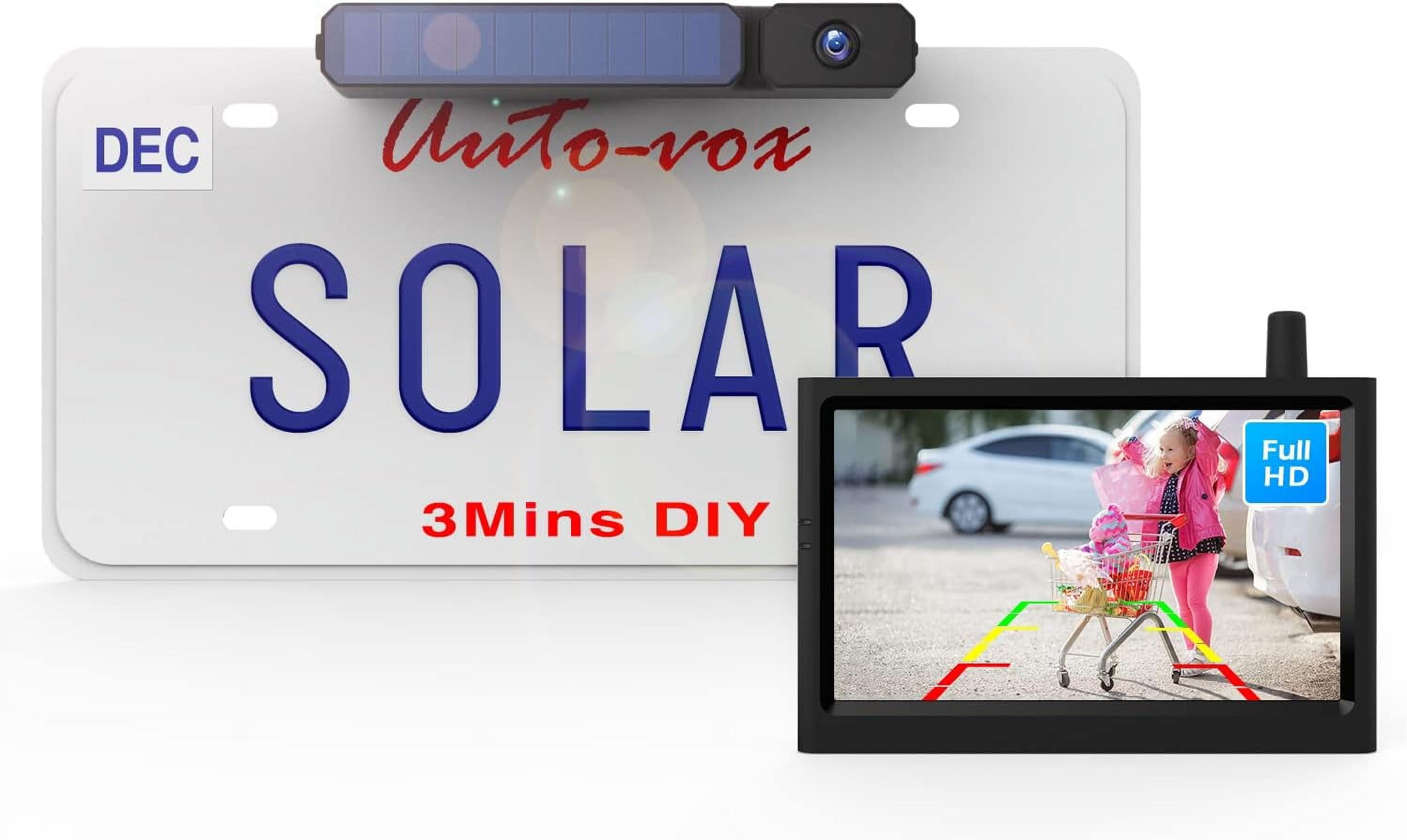 Wireless Backup Camera For Phone Type S Solar Powered Wireless