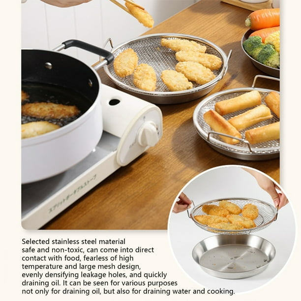 Passoire à Soupe En Acier Inoxydable Renforcé, Cuillère à Soupe Avec Manche En Bois, Passoire à Mailles Fines, Pot à Ire, Commodité De Cuisine, Petits Outils