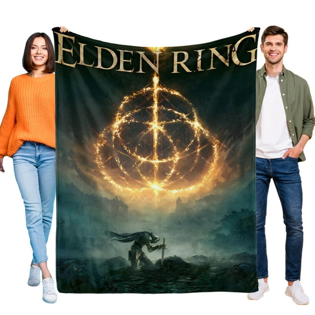 Elden Ring anti-pilling, suave, ligera, esponjosa y acogedora de lujo para hogar y cocina – Perfecta para niños y adultos,80X100cm