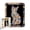 Framed version L, variant on Mindful Zen-Cat Jigsaw Wood Puzzle with Display Frame, Complex Irregular Fragment Set for Deep Relaxation and Digital Detox, High-Performance Mental Vitality Gift