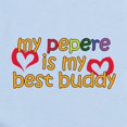 thumbnail image 2 of CafePress - Pepere Is My Best Buddy Infant Bodysuit - Baby Light Bodysuit, Size Newborn - 24 Months, 2 of 4