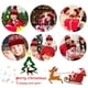 thumbnail image 4 of Punto De Navidad Con Forro Polar De Copo De Nieve, Gorro De Punto Cálido De Invierno Con Pompón, Gorro Térmico A Prueba De Viento Para Mujeres, Hombres, Esquí, Ciclismo Serendint HA046196-02, 4 of 6