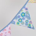 thumbnail image 3 of Banderines de tela colorida, bandera, boda, Baby Shower, fiesta infantil, decoración artística 14 Colcomx Bandera del empavesado de la tela, 3 of 8