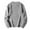 Gray, variant on Men's Shirts Long Sleeve Crewneck Solid Color Casual Knitted Sweater Up to 65% off! M-3XL