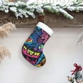 thumbnail image 6 of Honeii Neon Graffiti Urban Art for Christmas Stocking,Large Xmas Stocking,Holiday and Family Stocking for Fireplace Christmas Holiday Party Decoration, 6 of 7