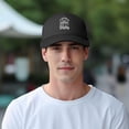 thumbnail image 5 of I'd Rather Be Bowling Mesh Back Hat for Men Women Adjustable Fashion Baseball Cap Black Trucker Hat, 5 of 7