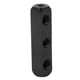 thumbnail image 3 of Manguera de aire neumática SUS304, divisor de bloque de colector en línea, rosca BSPP de 1/4 de pulgada, color negro, 3 vías, 3 of 9