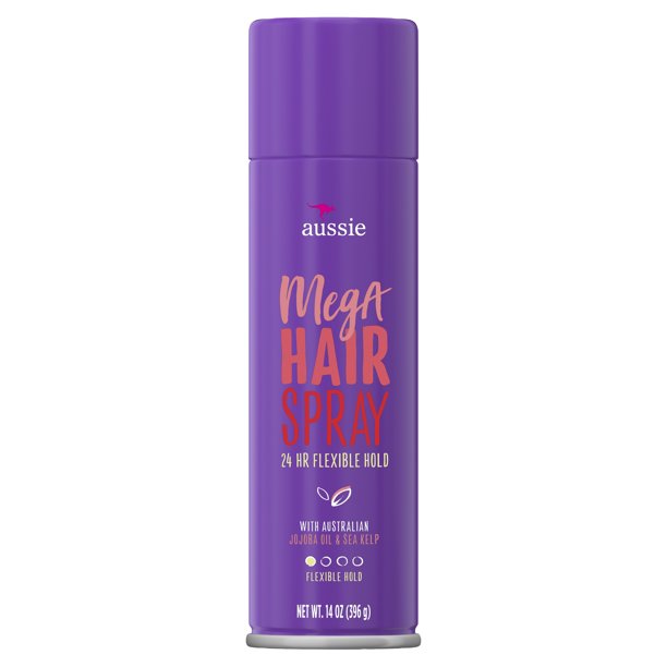 Aussie Mega Hold Hair Spray Flexible Hold, 14 oz, 3 Pack