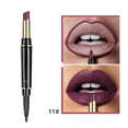 thumbnail image 1 of 16 Color Lip Liner And Lipstick Double Ended Lip Pen Makeup Tool Long Lasting Color Rendering Lip Cosmetics Lip Gloss Ingients Oil, 1 of 3