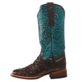thumbnail image 3 of Tanner Mark Women's Ostrich Print Western Boot Broad Square Toe Brown 8 M  US, 3 of 5