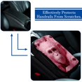 thumbnail image 5 of Monkey Soft Comfortable Furry Printed Car Armrest Cover Armrest Accessories Car Armrest Mat 12.5x8.2 Inch, 5 of 6