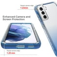 thumbnail image 6 of Mantto Samsung S21 Plus Case, Full Body Clear Protection Case PC Bumper & Rubber TPU Front & Back 360 Full CoverGradient Bumper Frame Rubber Phone Case for Samsung Galaxy S21 Plus - Blue, 6 of 8