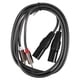 thumbnail image 1 of Cable de audio RCA a XLR macho para mezclador y amplificador Cable doble RCA a XLR macho Cable de audio RCA a XLR Cable de conversión estéreo, 1 of 7