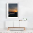 thumbnail image 2 of Columbia River Horizon - Corbett Oregon Photography Sunset Landscape Scenic Nature Water Mountain Wilderness White Framed Wall Art Print 5 x 7 inches, 2 of 3