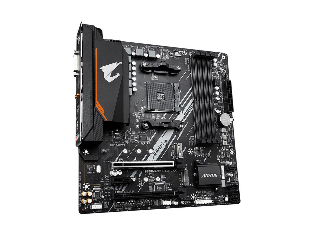 Aorus Ultra Durable Desktop Motherboard - AMD B550 Chipset - Socket AM4 - Micro ATX (b550maoruseliteax)