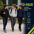 thumbnail image 7 of Pro Athlete Boys Sweatpants - 3 Pack Active Performance Fleece Jogger Pants for Kids (8-20), 7 of 7