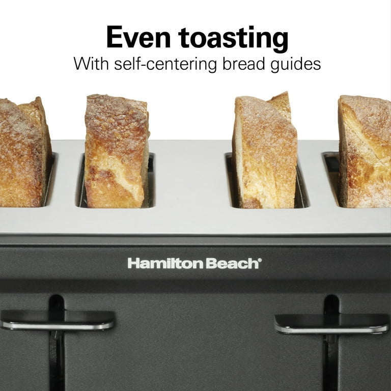 アメリカントースト　Hamilton Beach Hamilton Beach 4-Slice Toaster, Wide Slots, Bagel Function