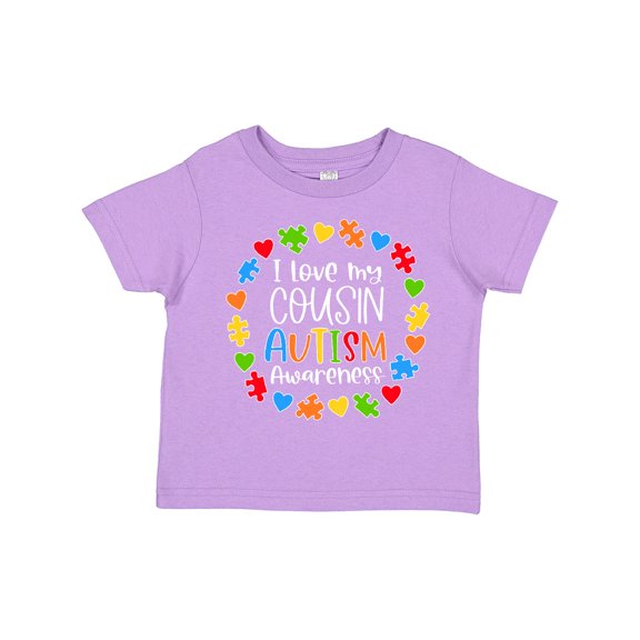 Inktastic I Love my Cousin Autism Awareness Boys or Girls Toddler T-Shirt