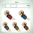 thumbnail image 3 of 1 Pair Durable New Gym Training with Thumb Loop Weight Lifting Wrist Support Sports Bandage Wrist Wraps Weightlifting Wristband BLUE-1PCS, 3 of 8
