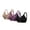 Purple, variant on Ahabrexf Comfortable Bras for Women Lace Splicing Adjustable Shoulder Straps Plus Size Everyday Bra 3-Pack