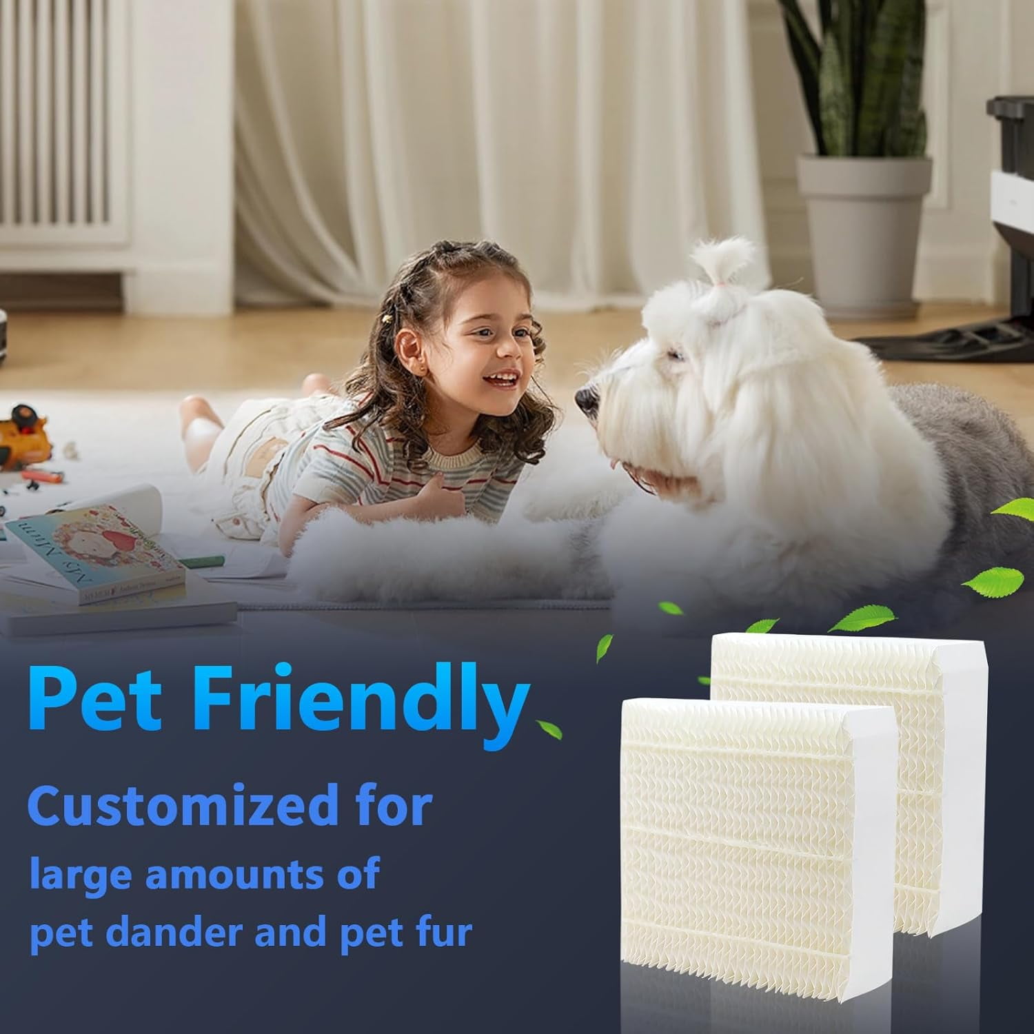 1 Pack 1043 Super Humidifier Wick Filter Replacement for Essick Air AIRCARE EP9500, EP9700, EP9800, EP9R500, EP9R800, 821000, 826000, 826800, 831000 and Bemis Space Saver 800 8000 Humidifiers