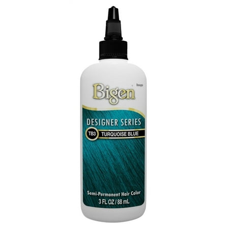Bigen Semi-Permanent Haircolor #TB3 Turquoise Blue 3oz (Pack of 2)